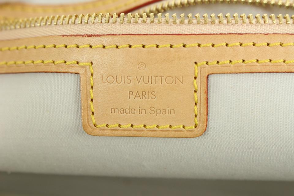 Louis Vuitton Blue Monogram Mini Lin Marie Speedy Deauville Boston Bag 607lvs616