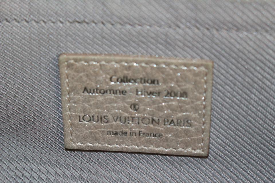 Louis Vuitton Metallic Champagne Leather Monogram Comet Boston Bag 39lu76s