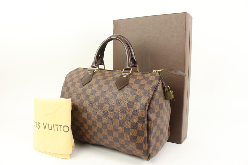 Louis Vuitton Damier Ebene Speedy 30 Boston Bag MM 58lk325s