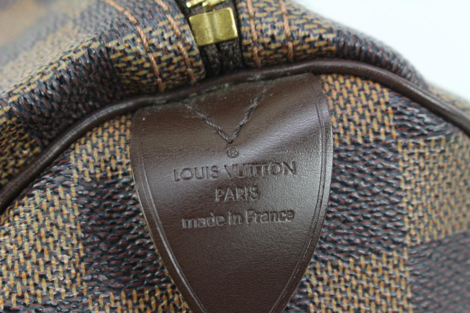 Louis Vuitton Damier Ebene Speedy 30 Boston Bag MM 58lk325s