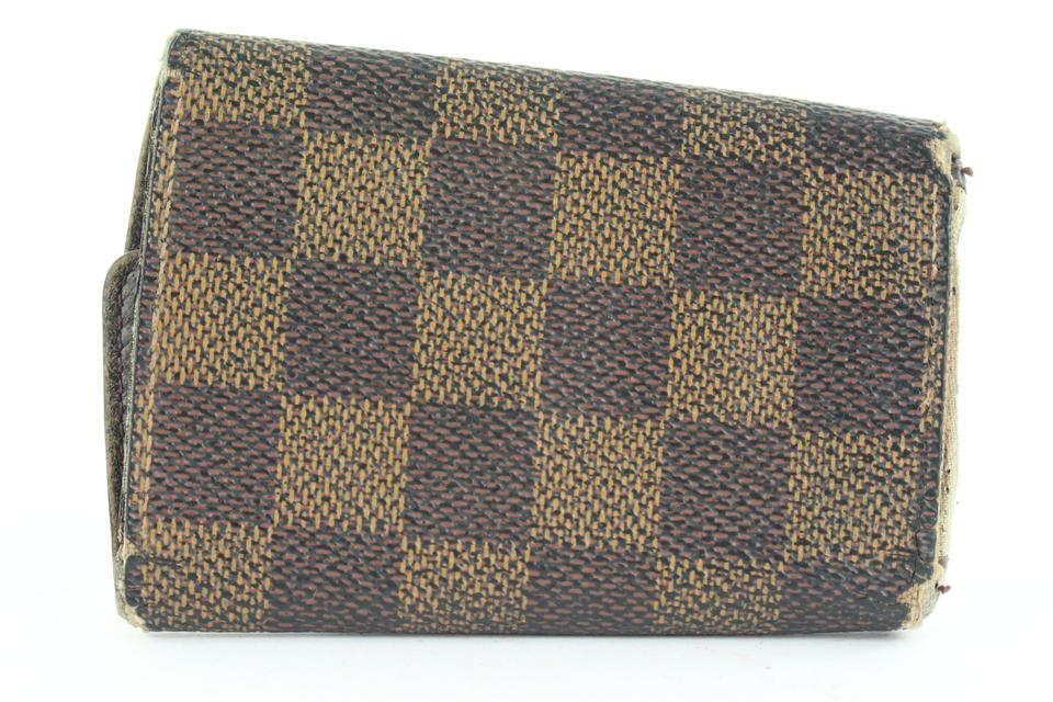 Louis Vuitton Damier Ebene Multicles 6 Key Holder Wallet Case 4LD0123