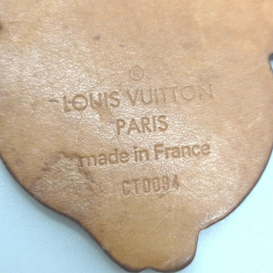 Louis Vuitton Vachetta Murakami Panda Porte Cles Keychain 861492