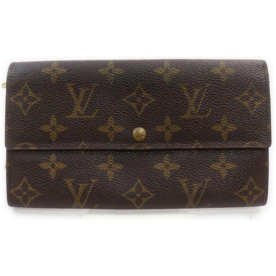 Louis Vuitton Monogram Long Sarah Wallet Porte Tresor  868586