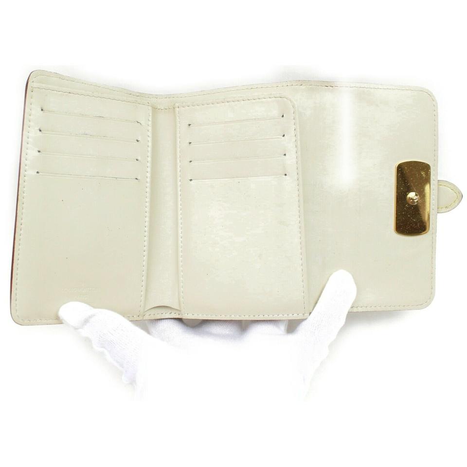 Louis Vuitton Ivory Suhali Leather Le Somptueux Compact Portefeuille Wallet 858060