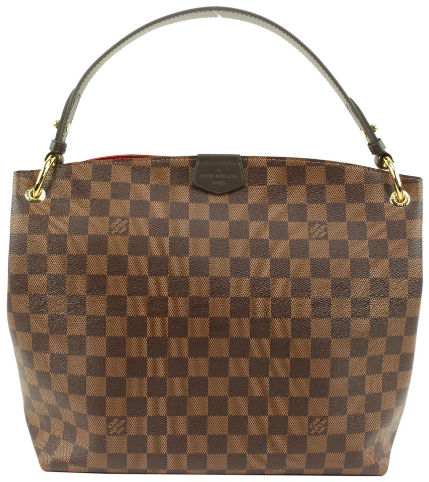 Louis Vuitton Damier Ebene Graceful PM Hobo Bag 30lv217s