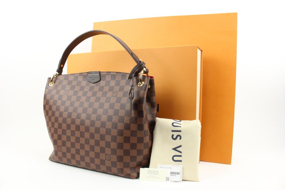 Louis Vuitton Damier Ebene Graceful PM Hobo Bag 30lv217s