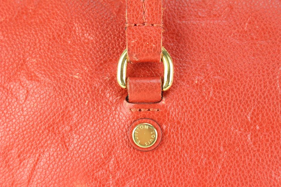 Louis Vuitton Red Leather Monogram Empreinte Lumineuse PM 2way Bag 1lk516s