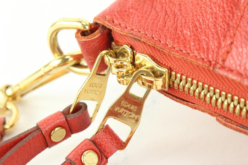 Louis Vuitton Red Leather Monogram Empreinte Lumineuse PM 2way Bag 1lk516s