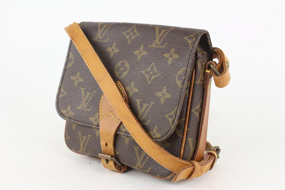 Louis Vuitton Monogram Mini Cartouchiere PM Crossbody Bag 1013lv8