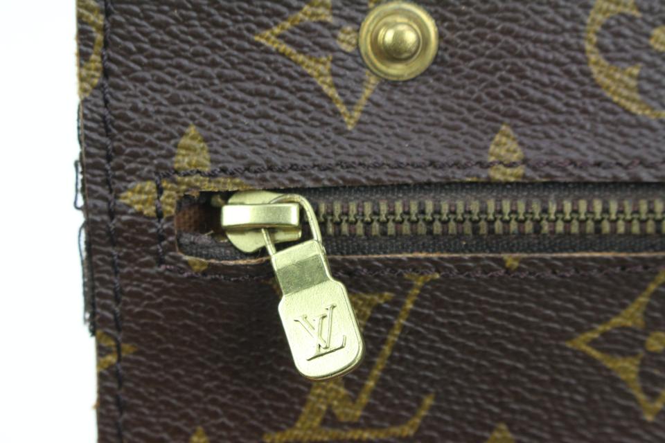 Louis Vuitton Monogram Randonnee Wristlet Pouch Insert Clutch 46LV35