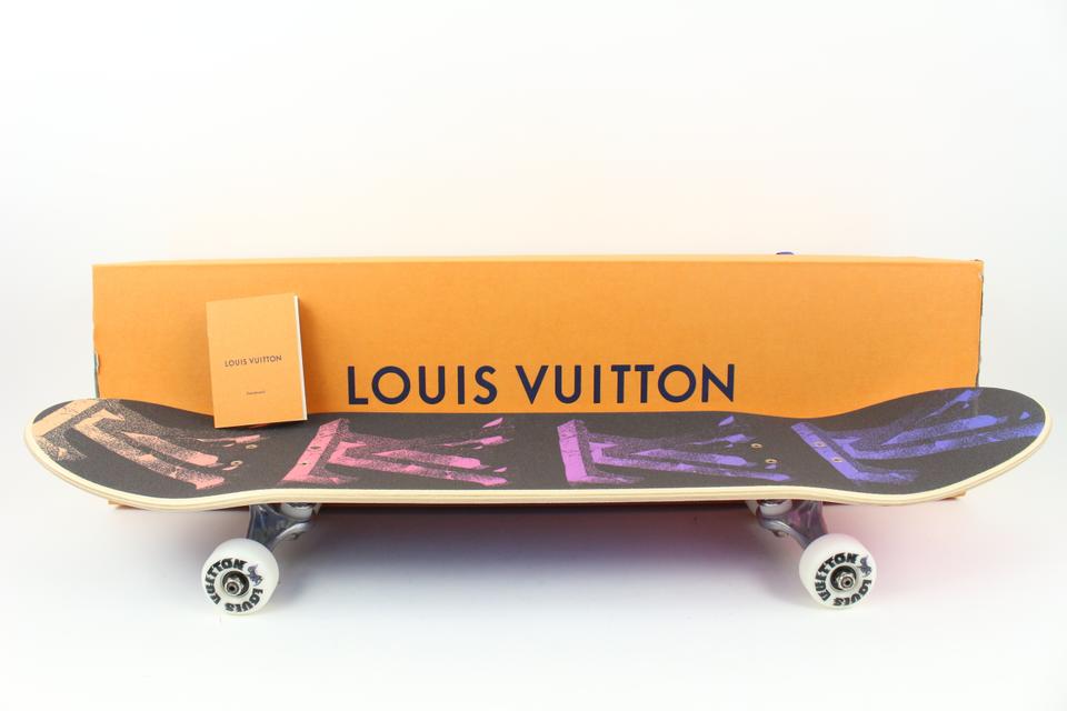 Louis Vuitton Virgil Abloh Neon LV Monogram Skateboard 118lv26