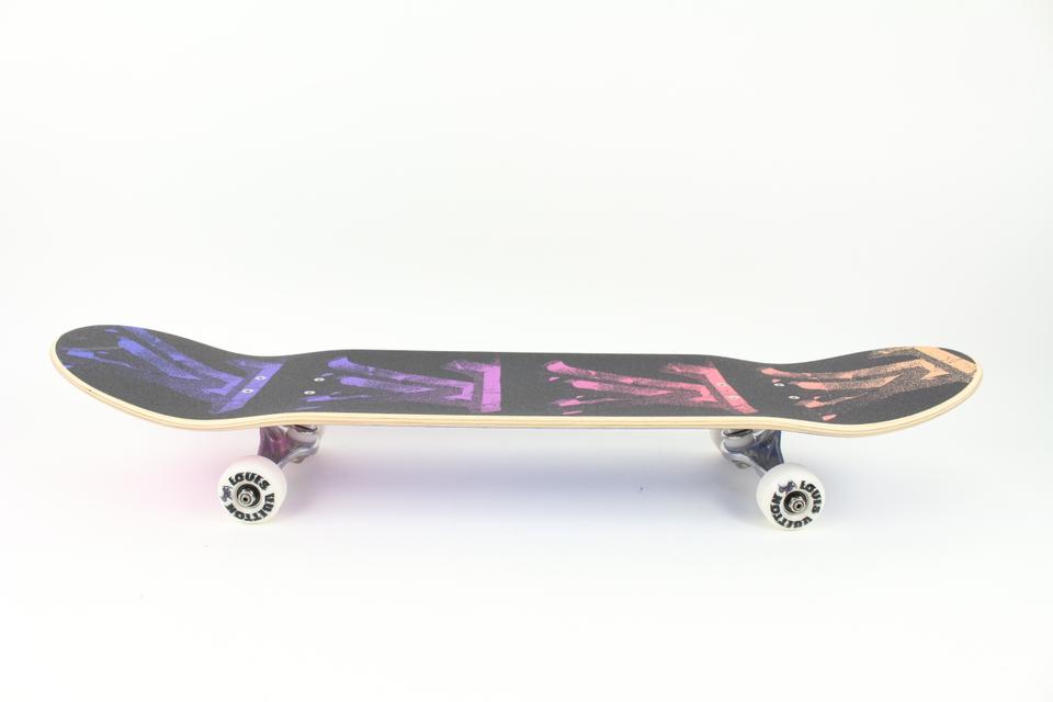 Louis Vuitton Virgil Abloh Neon LV Monogram Skateboard 118lv26