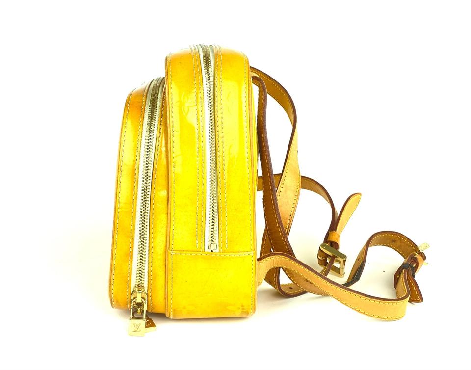 Louis Vuitton Yellow Monogram Vernis Murray Backpack 5LVA101