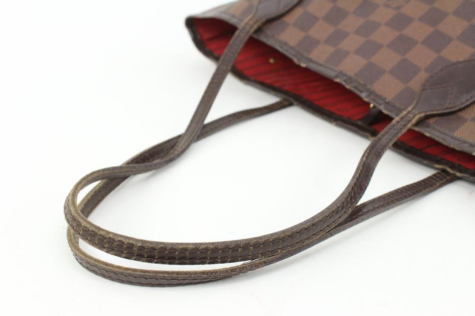 Louis Vuitton Damier Ebene Neverfull MM Tote Bag 88lv39s