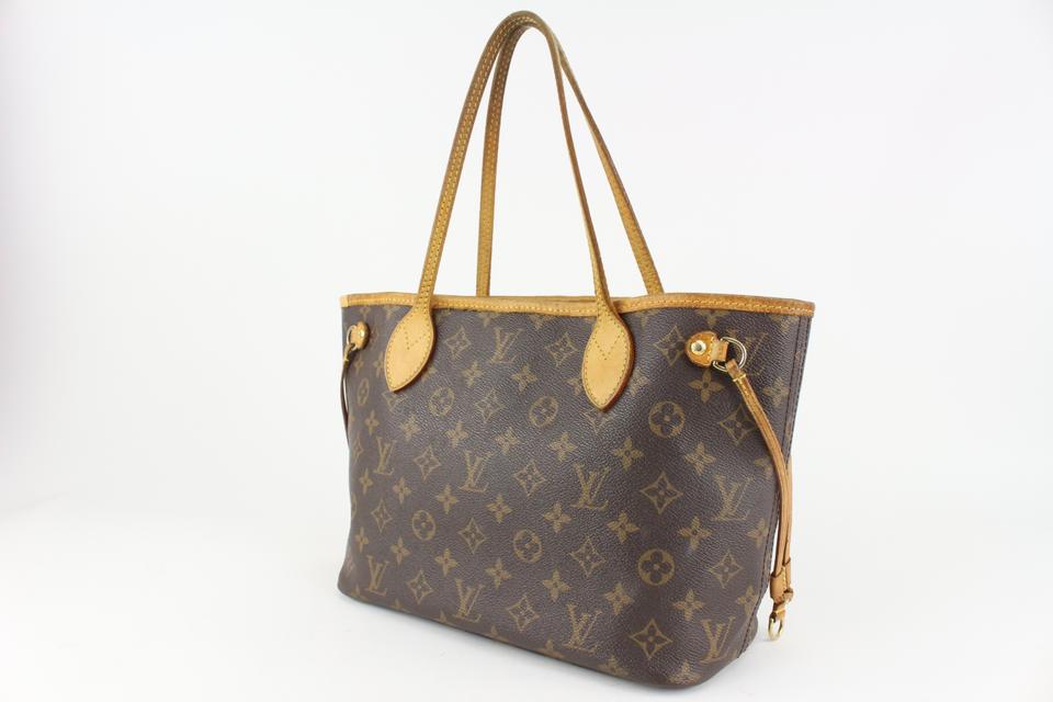 Louis Vuitton Small Monogram Neverfull PM Tote Bag 1215lv6