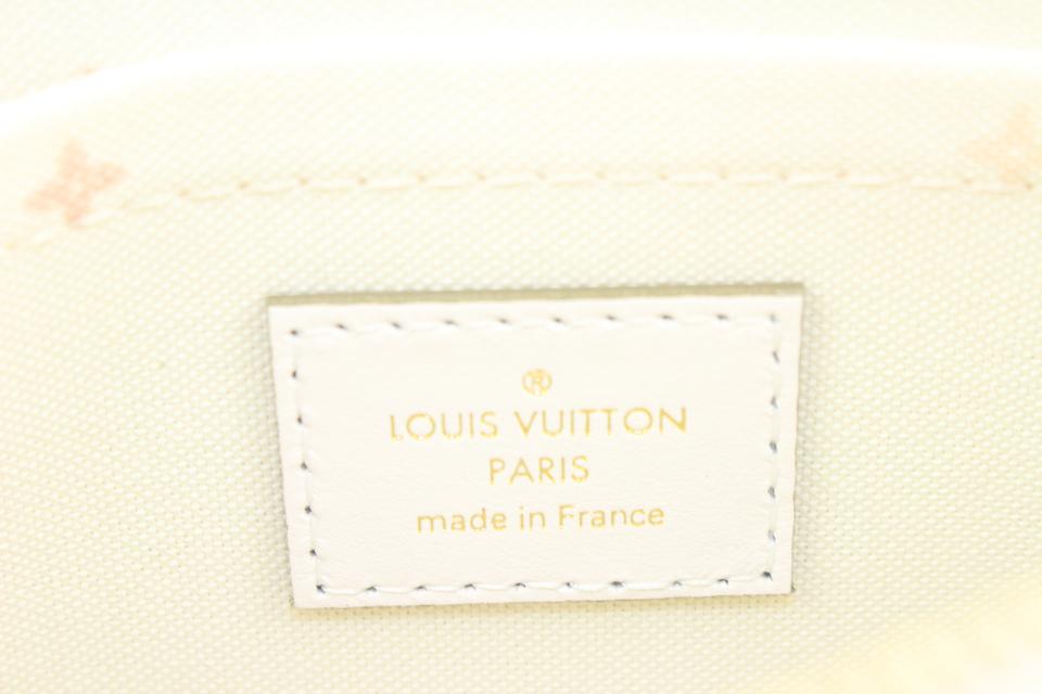 Louis Vuitton Monogram Khaki Sunset Neverfull Pochette MM/GM Wristlet Pouch 90lk412s