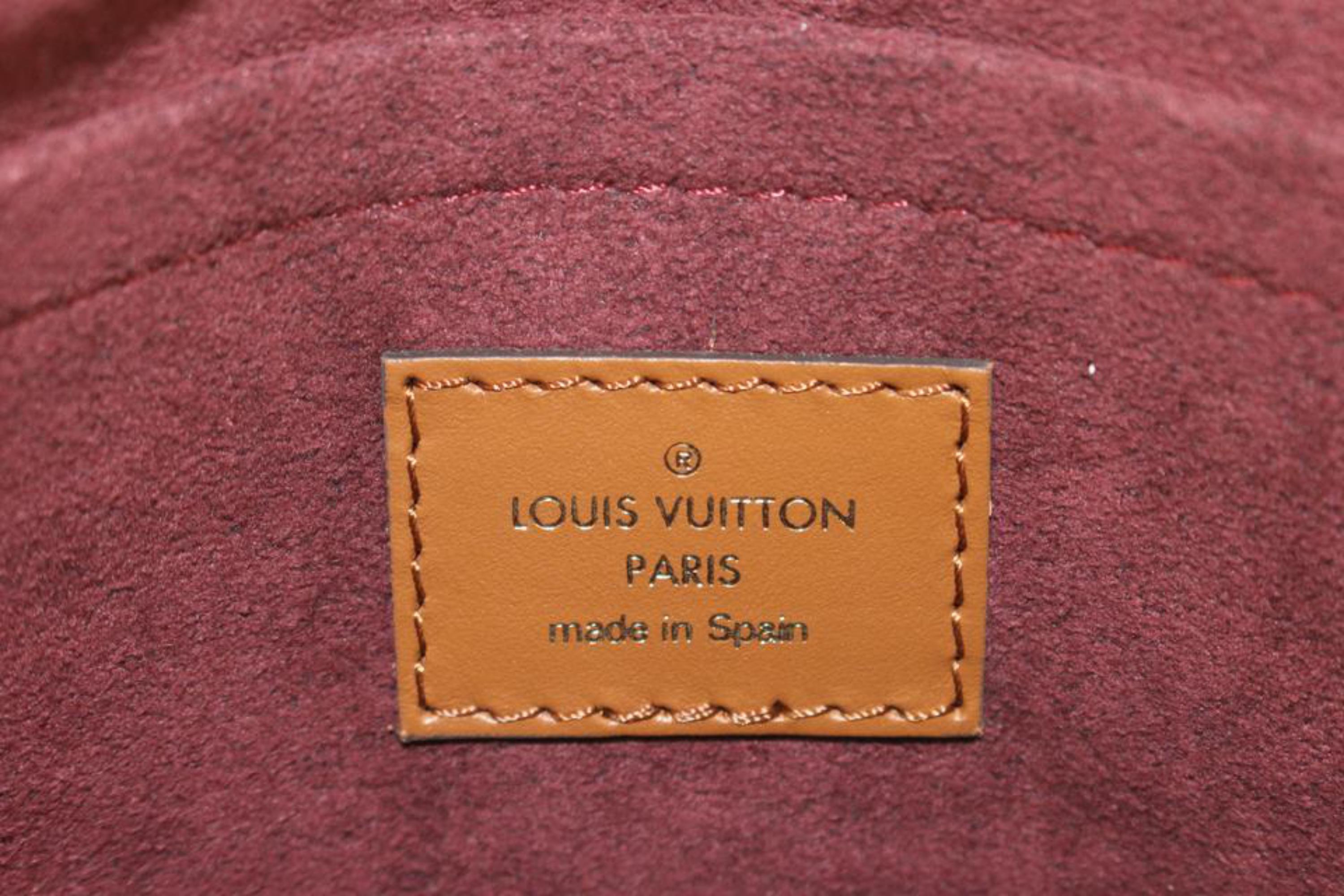 Louis Vuitton Bordeaux Monogram Since 1854 Neverfull Pochette MM or GM 22lz53s