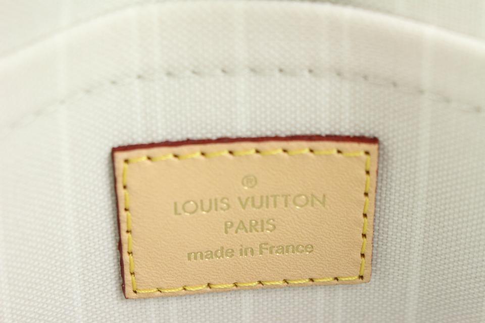 Louis Vuitton Peach Mist Monogram By the Pool Neverfull Pochette MM Pouch 87lk412s