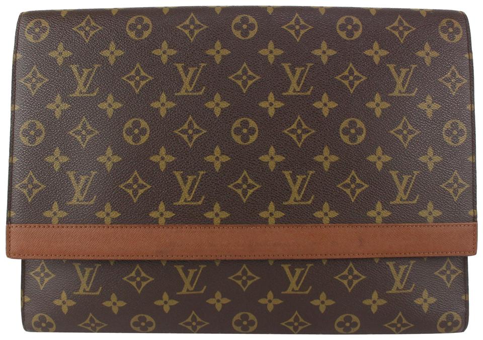 Louis Vuitton XL Monogram Folder Portfolio Document Clutch Porte 825lv66