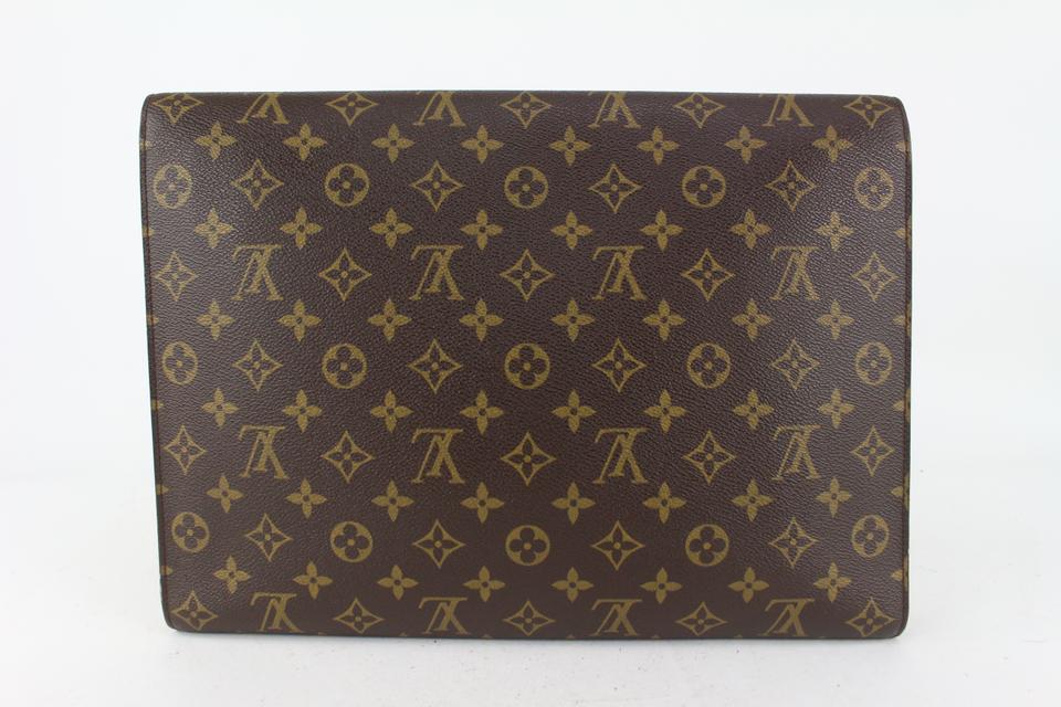 Louis Vuitton XL Monogram Folder Portfolio Document Clutch Porte 825lv66