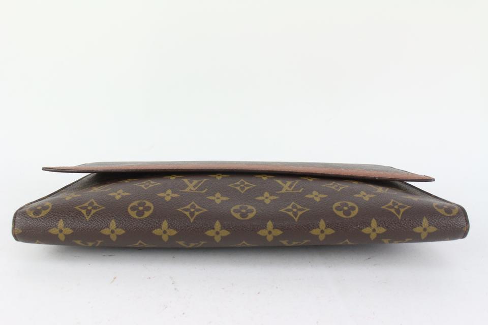 Louis Vuitton XL Monogram Folder Portfolio Document Clutch Porte 825lv66