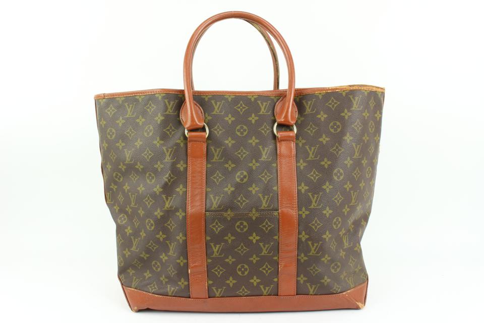 Louis Vuitton Rare XL Sac Weekend GM Tote Bag 17lz419s