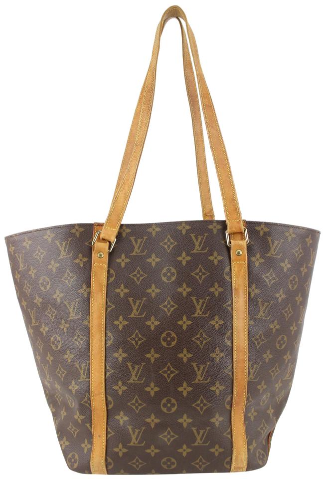 Louis Vuitton Monogram Sac Shopping Tote Bag 922lv95