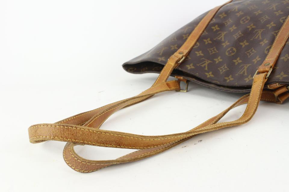 Louis Vuitton Monogram Sac Shopping Tote Bag 927lv52