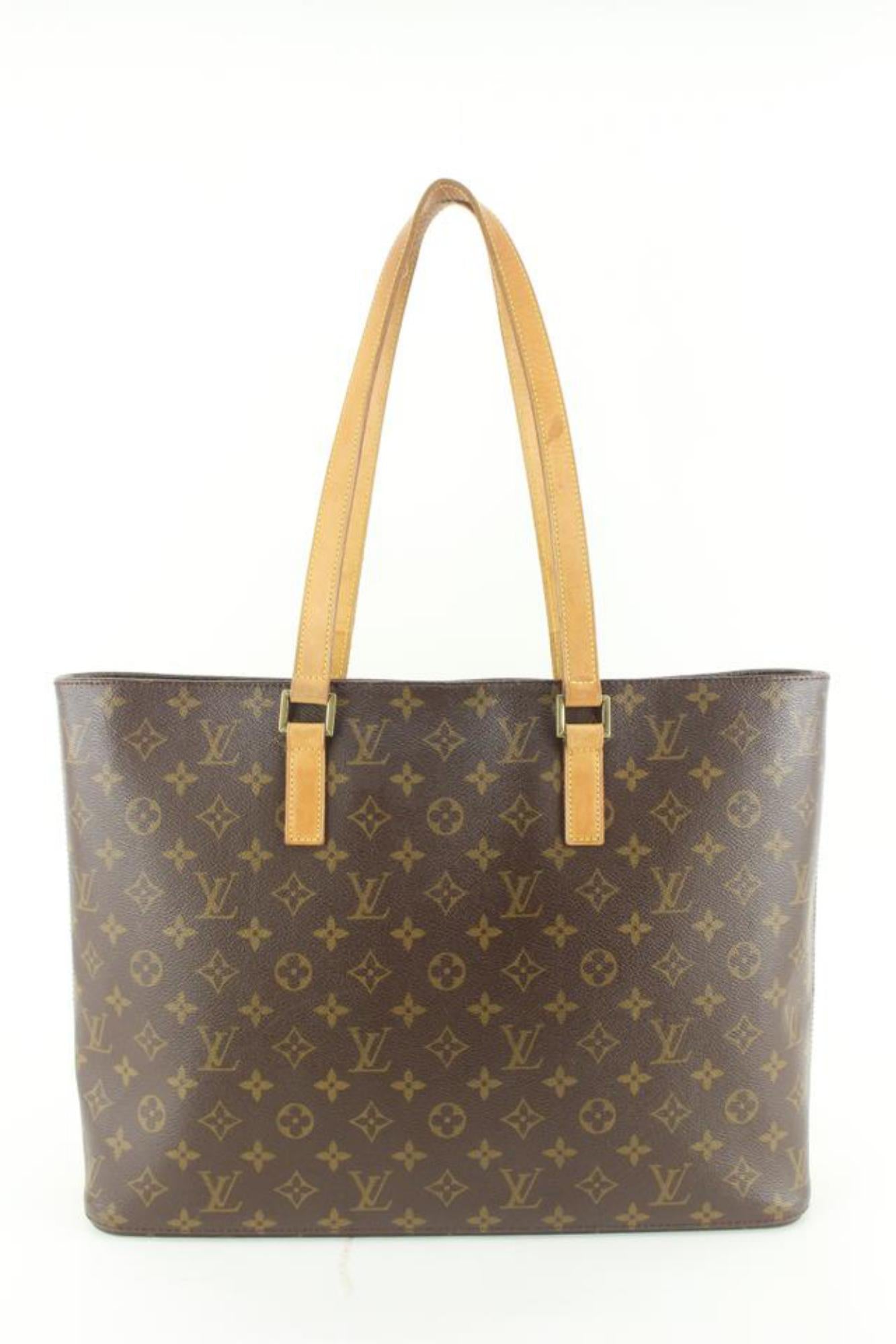 Louis Vuitton Monogram Luco Zip Shoulder Bag 37lk613s