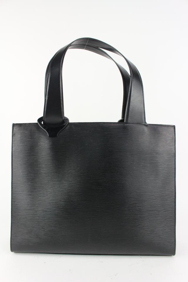 Louis Vuitton Black Epi Leather Gemeaux Tote Bag  913lv9