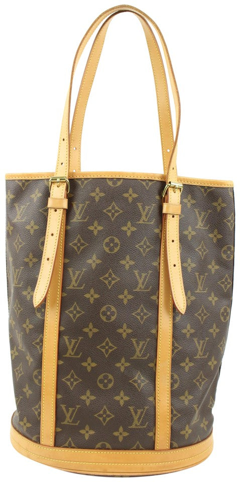 Louis Vuitton Monogram Marais Bucket GM Shopper Tote Bag 20lv216s