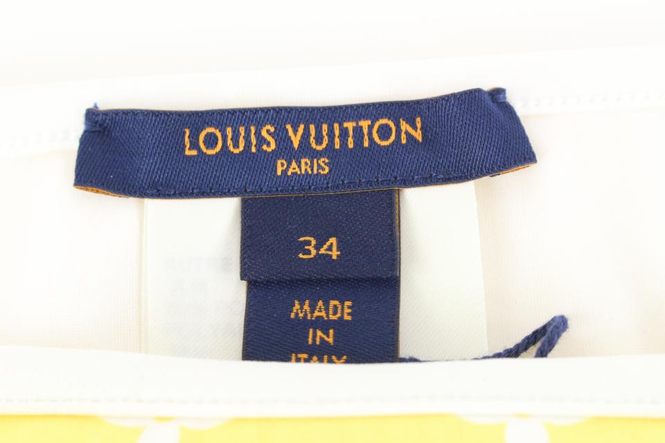 Louis Vuitton Size 34  Extra Small Yellow Monogram Bikini 82lk727s