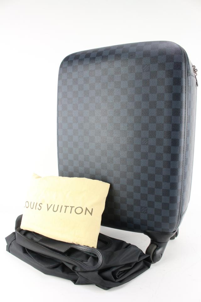 Louis Vuitton Damier Cobalt Zephyr Rolling Luggage Trolley Suitcase 26lz531s