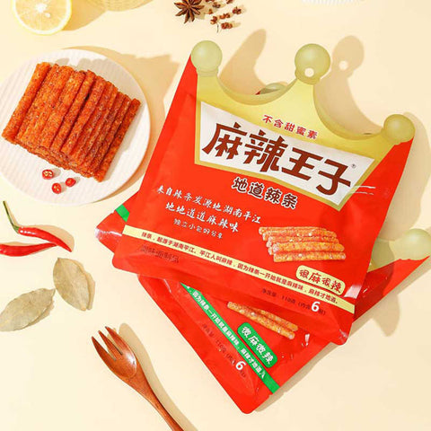 袋装的麻辣王子辣条