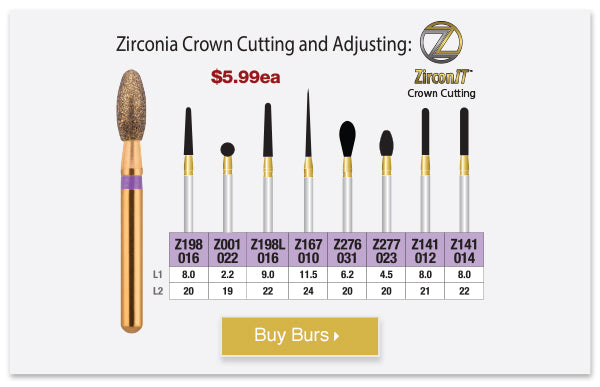 Z540-010 Zirconia Adjustments Flame Needle  10/PK