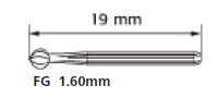 332  [a pack of 10 or 100] Pear - Plain Cut Operative & Surgical Carbide Burs