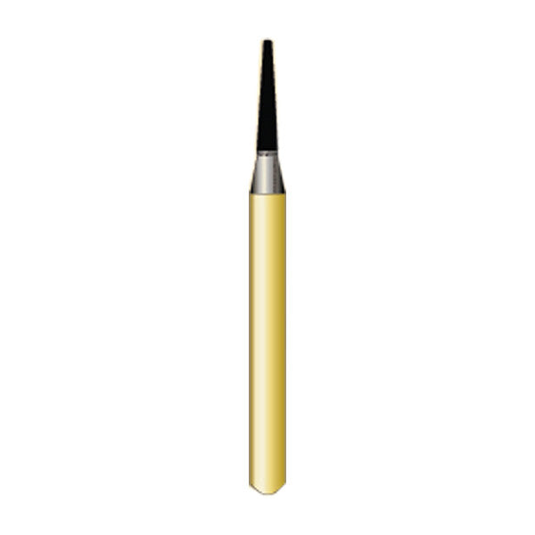 7114 10-pk Multi Use Trimming & Finishing Burs. T-Series Taper Round End Shaped