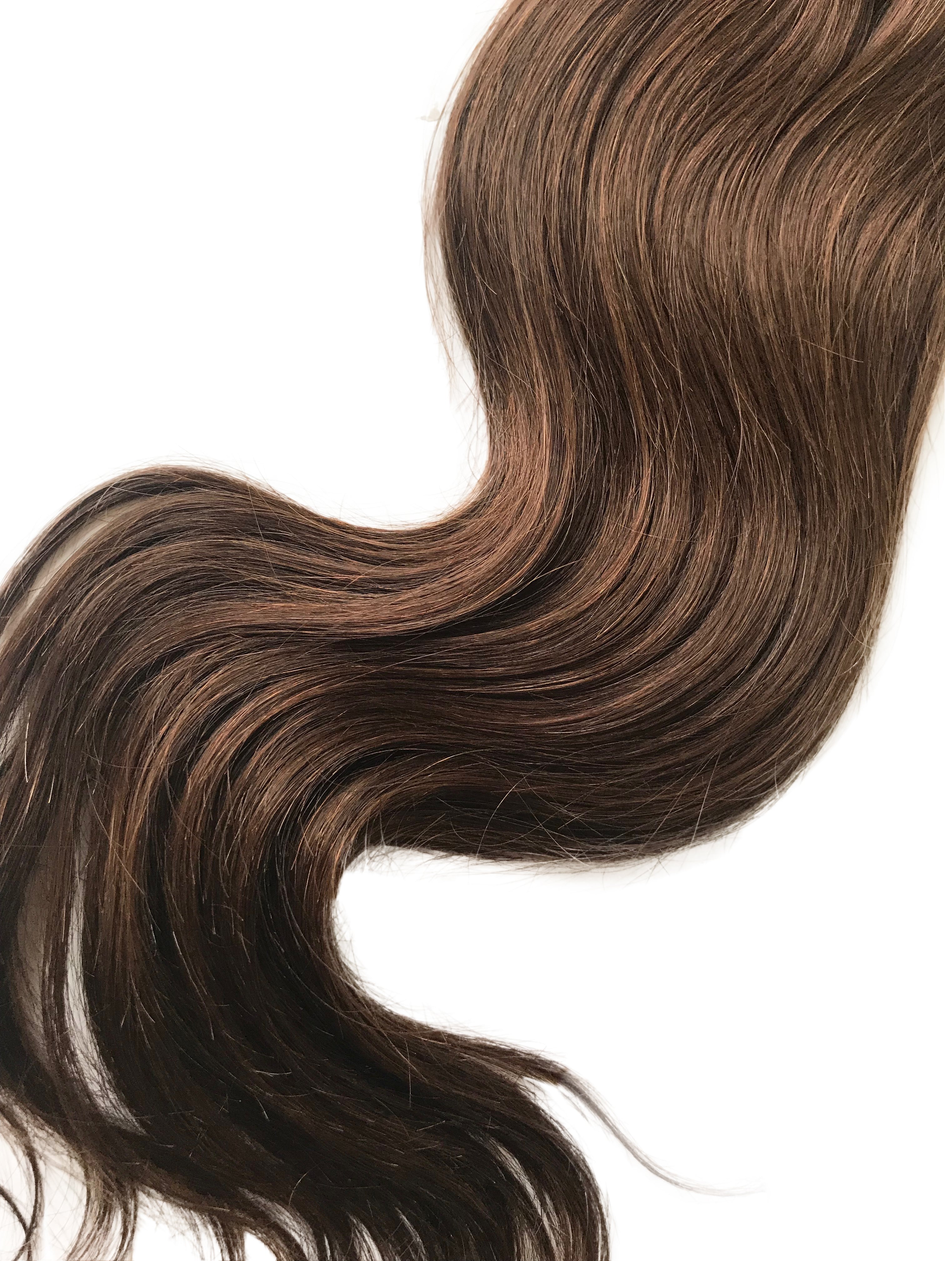 Premium Dark Brown Indian Virgin Remy Hair