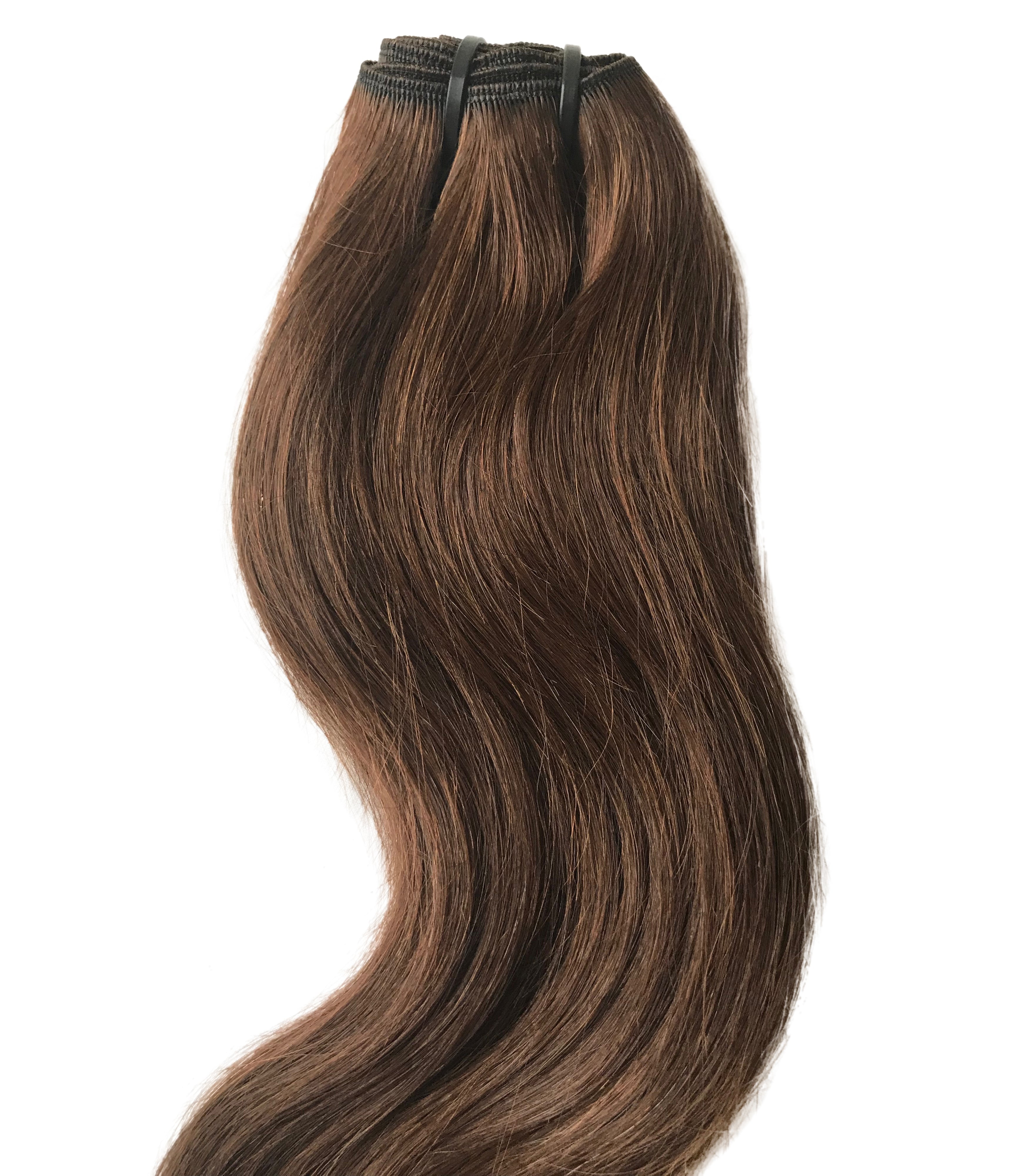 Premium Dark Brown Indian Virgin Remy Hair