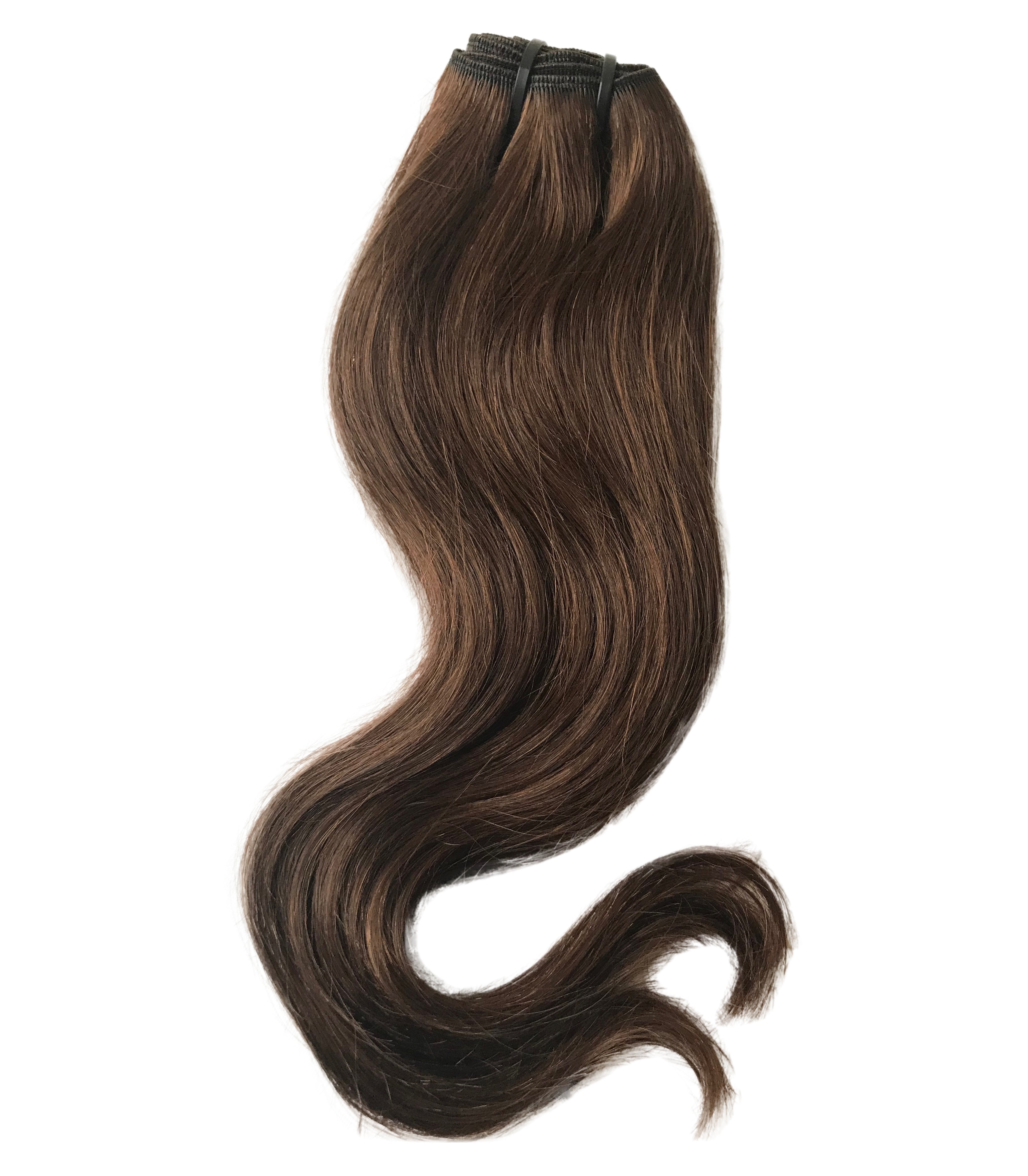 Premium Dark Brown Indian Virgin Remy Hair