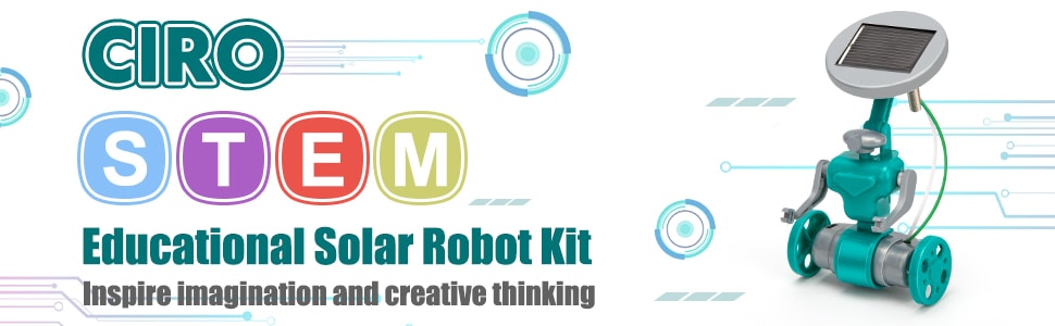 CIRO STEM Educational Solar Robot Kit