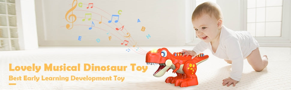 Dinosaur Musical Toys with Light and ABC