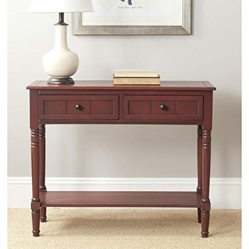 Safavieh American Homes Collection Samantha Dark Cherry 2-Drawer Console Table