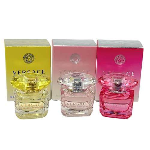 Versace Miniature Variety Trio Collection Perfume Gift Set for Women