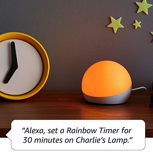 Echo Glow - Multicolor smart lamp | Works with Alexa device