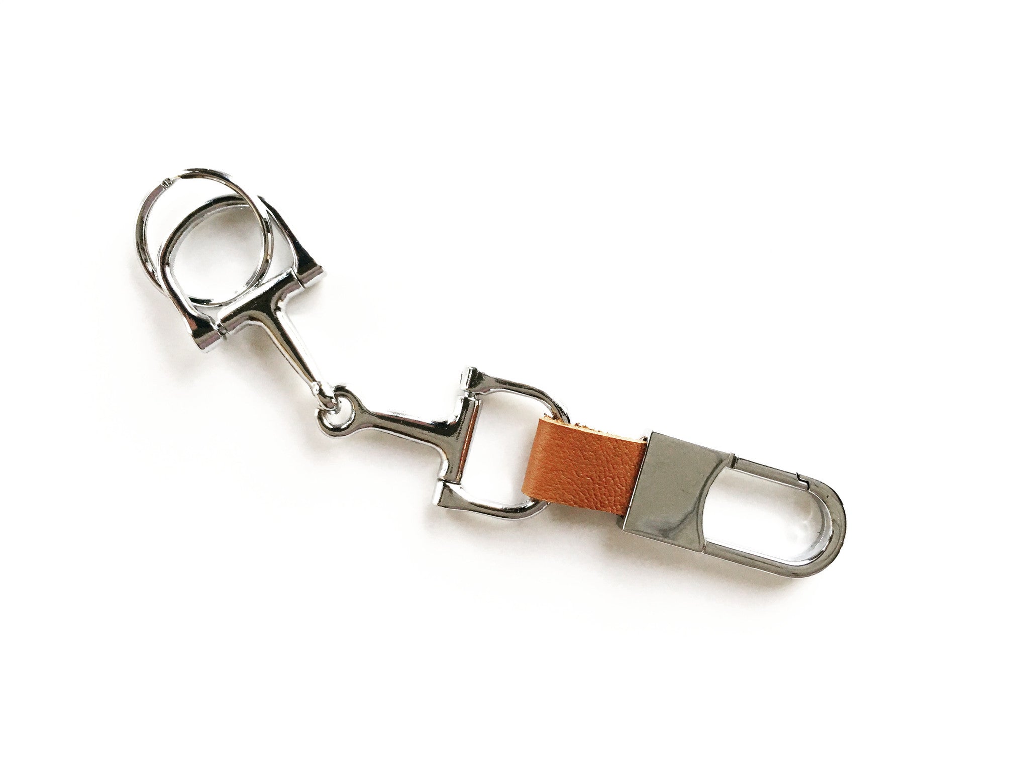 Equestrian Horse Bit Key Chain and Purse Charm