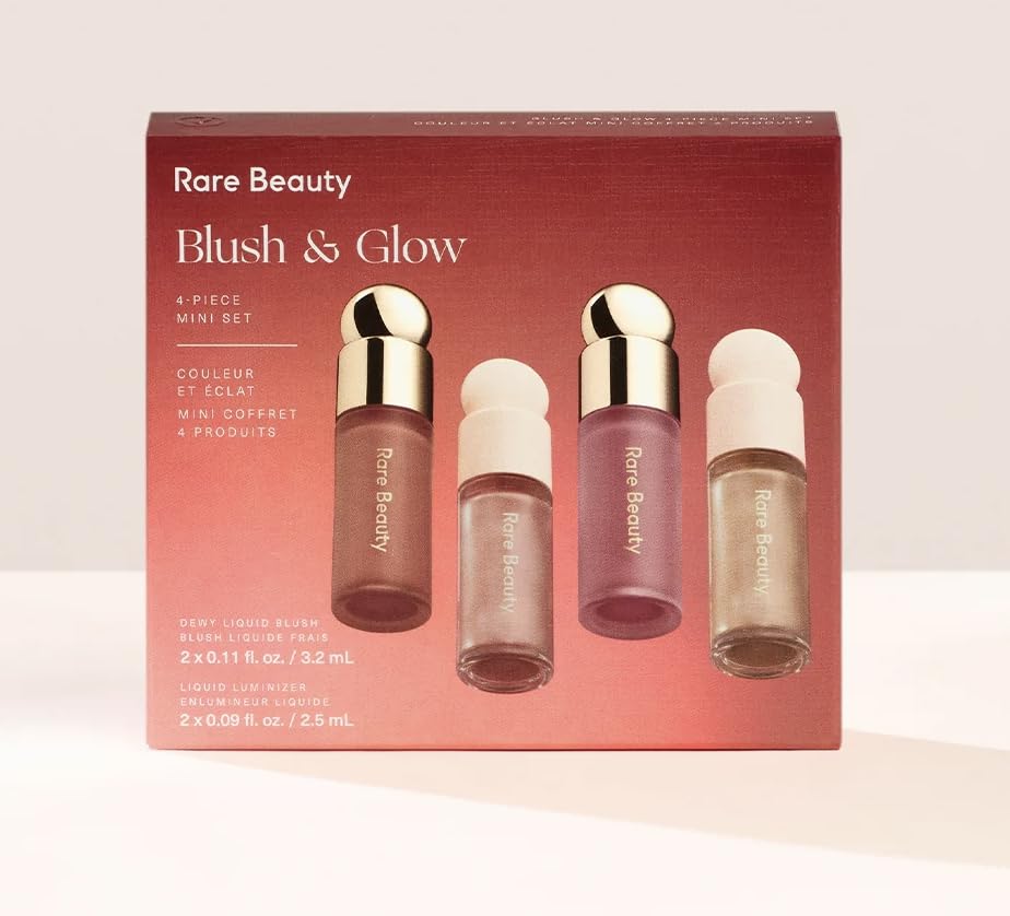 Rare Beauty Mini Blush & Glow 4-Piece Set