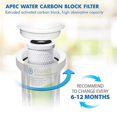 APEC Water Systems FILTER-SET-ES High Capacity Replacement Pre-Filter Set For Essence Series Reverse Osmosis Water Filter System Stage 1-3