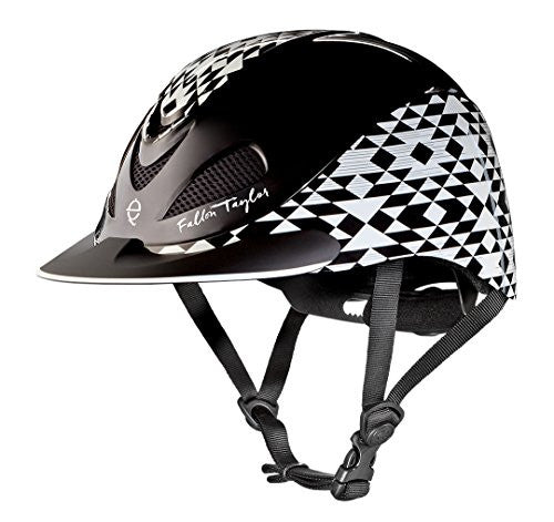 Troxel Fallon Taylor Barrel Racing Helmet (Black Aztec, Small)