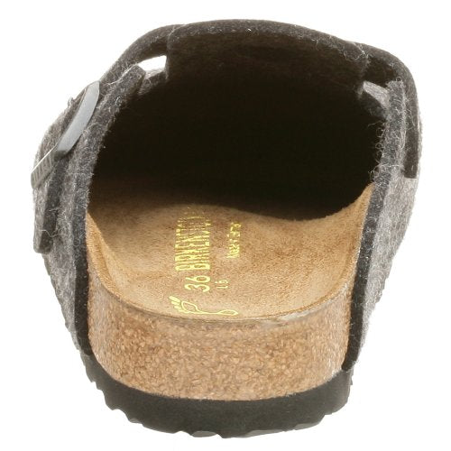 Birkenstock Boston High Arch Clog,Anthracite Wool,37 N EU